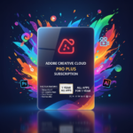 Adobe creative cloud pro plus suscription 1 year all apps